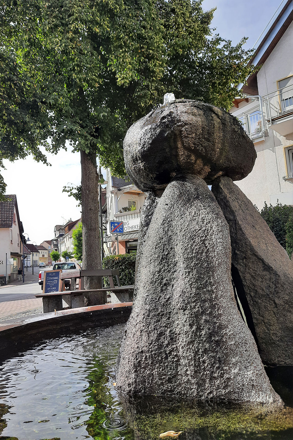 Brunnen in Lindenfels: Granit