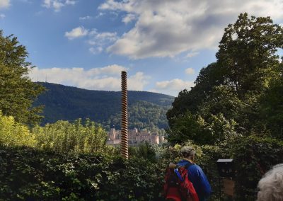 Beim Franz im Garten: Das Ziel ist in Sicht: Heidelberg