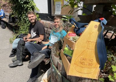 Pause für die Wegewarte