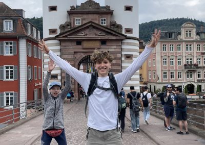 Freuden · sprung: Wir sind in Heidelberg.