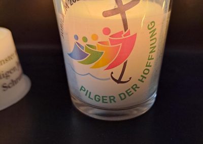 Danke Ute und Manfred für das Pilgerlicht!