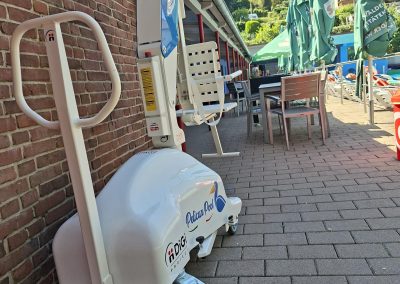 Da ist er: der Lift im Frei · bad Hammelbach